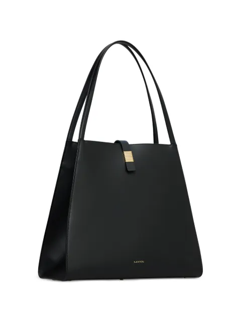 Lanvin leather shoulder bag Black LWBGPT01TOPS10
