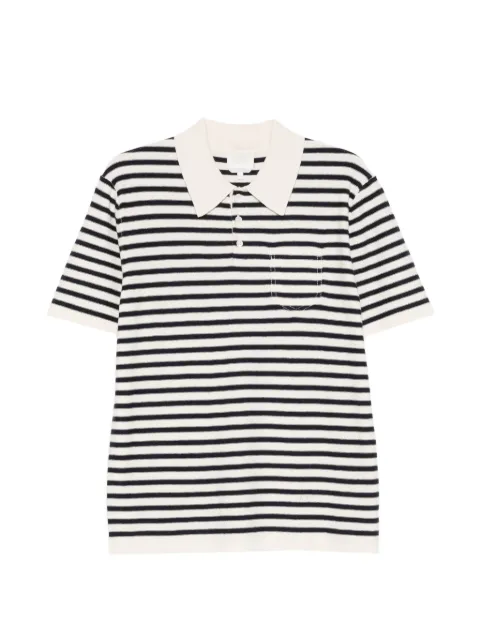 A.P.C. striped pocket polo shirt Neutrals COHNXH23476TAS