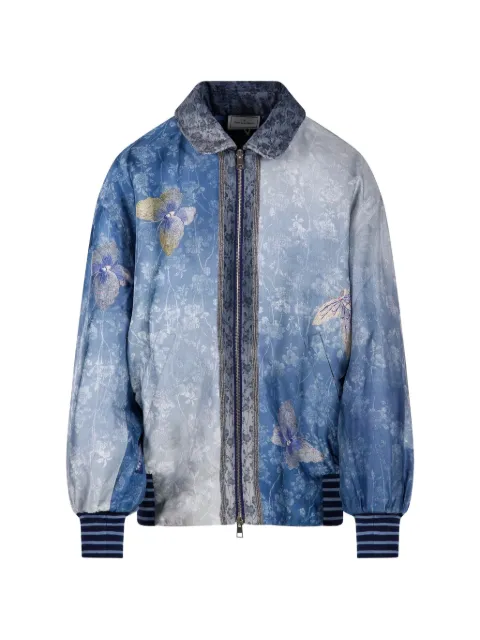 Pierre-Louis Mascia floral-print bomber jacket Blue ALODOXBM12819