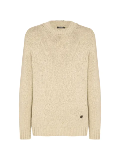 Balmain crew-neck sweater Neutrals GH0KD185KJ82