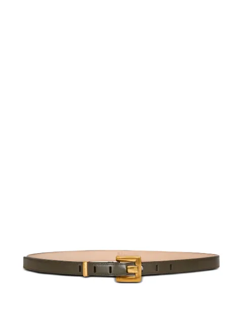 Balmain leather belt Green GN0WJ191LMTE