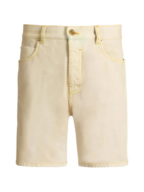 Balmain faded denim bermuda shorts Neutrals GH0MA046DG22