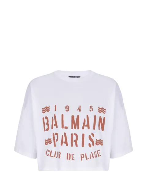 Balmain printed T-shirt White GF0EE145BD55GYA
