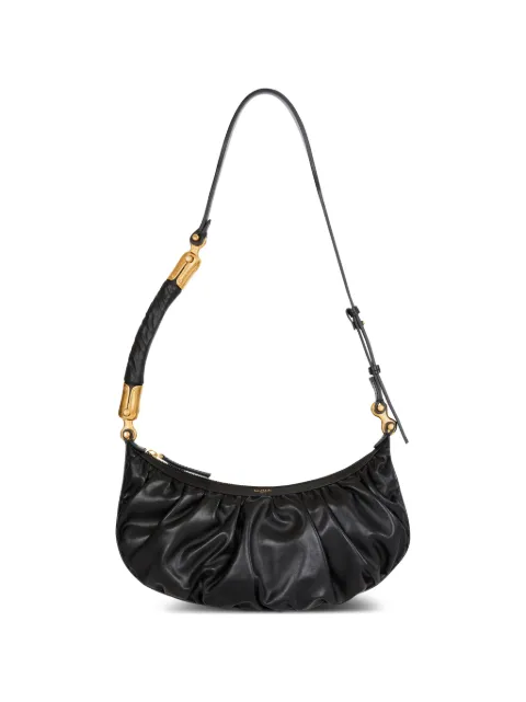 Balmain Ebene ruched shoulder bag Black GN0BT048LPGN