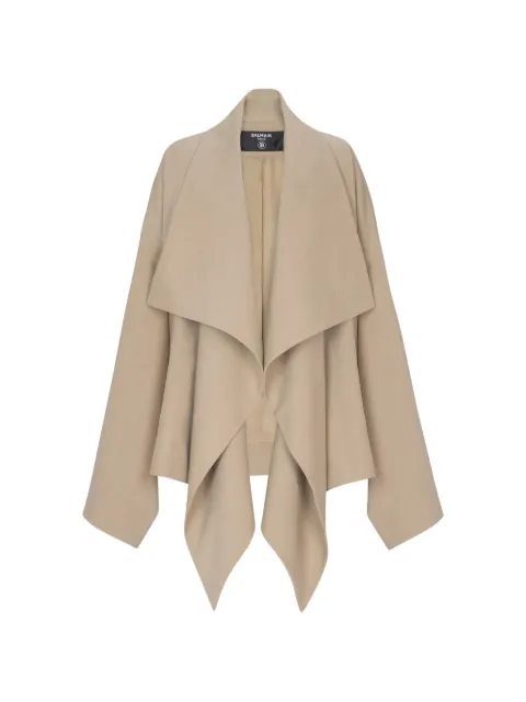 Balmain loose gabardine jacket Neutrals GF0SN100CG71