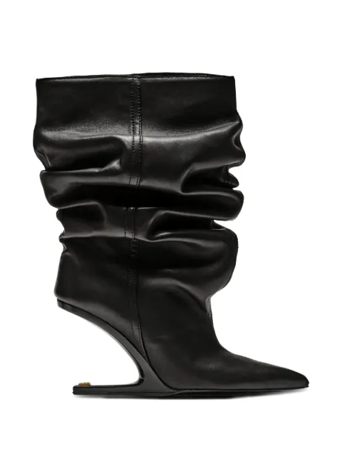 Balmain No Wedge smooth leather ankle boots Black GN0TA236LVIT