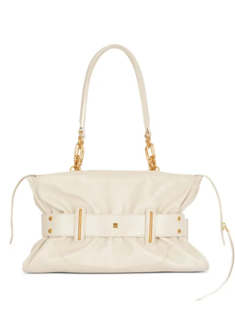 Balmain buffalo leather Anthem bag Neutrals GN0DB035LARE