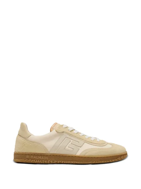 Balmain Swan lace-up logo-detail sneakers Neutrals GM0VI422TNAV