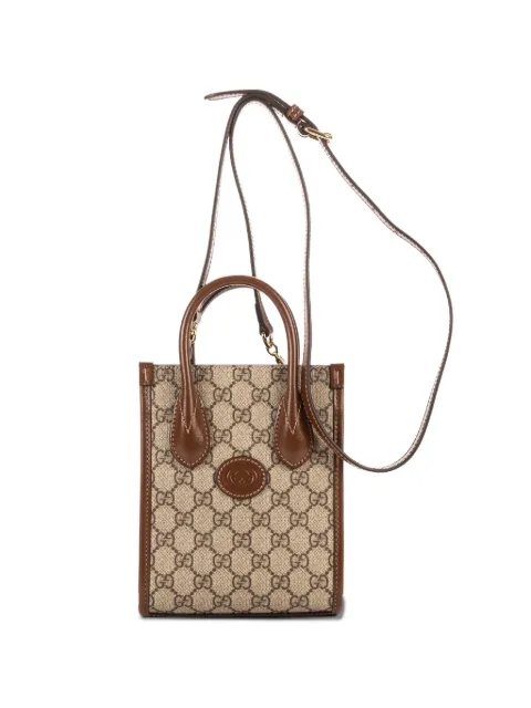 Gucci Pre-Owned micro GG-canvas tote bag Neutrals 671623525040