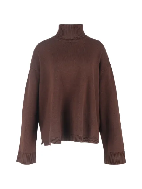 The Frankie Shop Rhea turtleneck sweater Brown NAPPUGBCL651464W