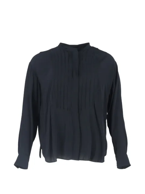 Isabel Marant Vintage Amel pleated shirt Blue NAPPUGBCL653816W