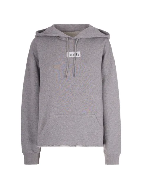 MM6 Maison Margiela Numbers-patch hoodie Grey S52GU0235M25025