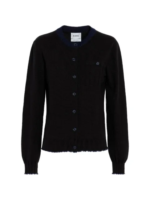 Barrie ribbed detailing cardigan Black C320265