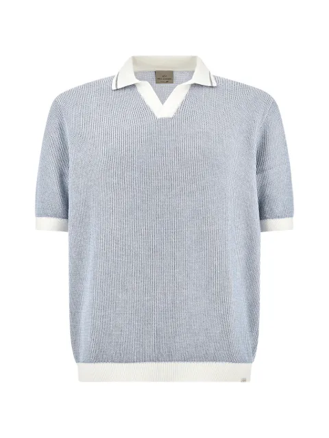 Paul & Shark open-collar cotton T-shirt Blue 26411621143