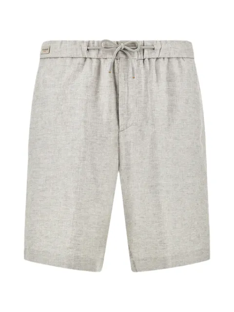 Paul & Shark drawstring linen bermuda shorts Grey 26414056