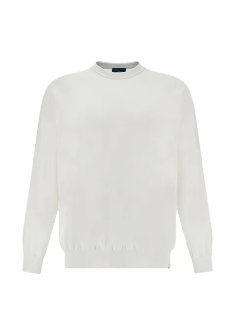 Paul & Shark crew-neck cotton sweater White 26411515108