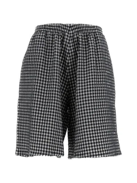 Irie' gingham shorts Black IBZP1495