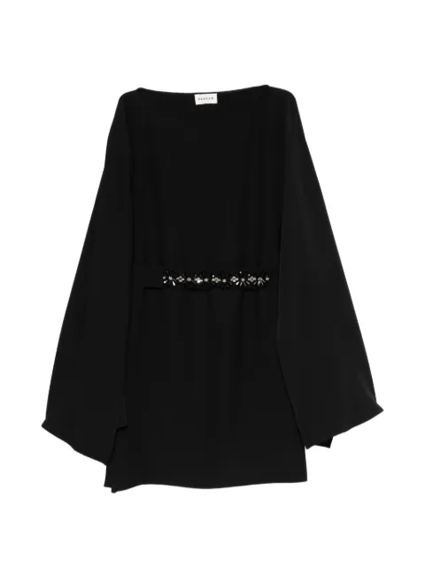 P.A.R.O.S.H. wide-sleeve mini dress Black PANTY26D731384R