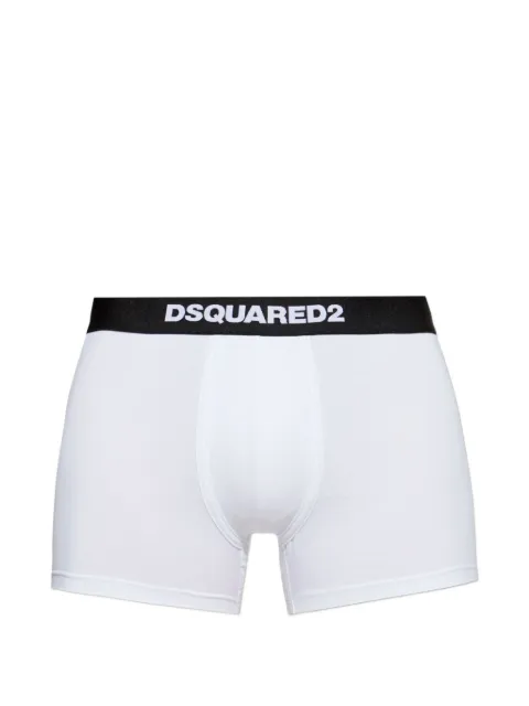 DSQUARED2 logo trunks White D9LDG6210ISA01