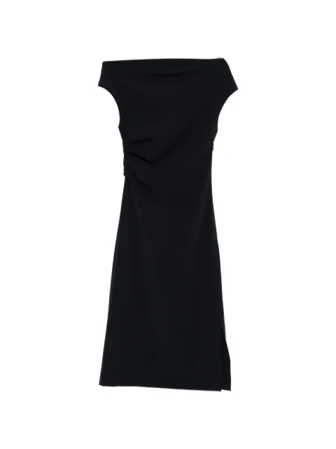 P.A.R.O.S.H. ruched midi dress Black D726148PINGU012