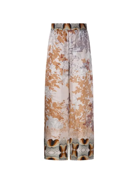 Pierre-Louis Mascia Cialda floral-print trousers Neutrals CIALDASPT12450