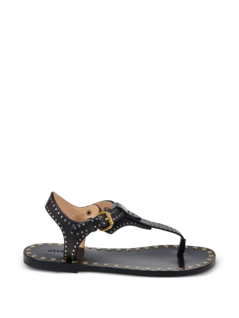 ISABEL MARANT Joony studded buckle sandals Black SD0272FAD1B01S