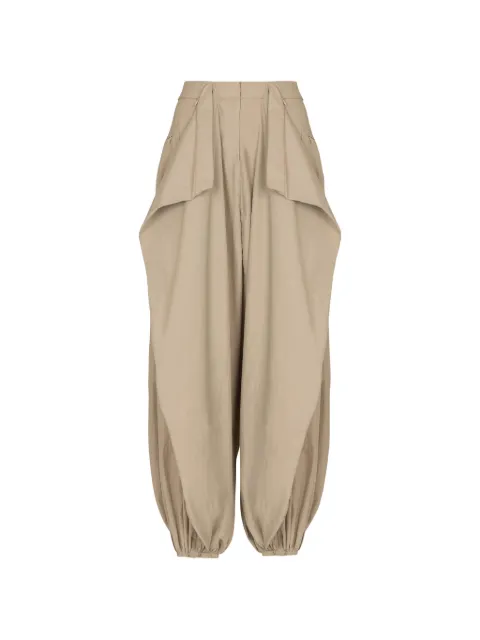 Balmain beige tapered trousers Neutrals GF0PR135XL90