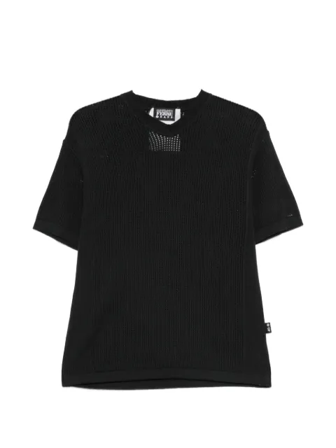 Gianfranco Ferré Pre-Owned 1990s perforated T-shirt Black GF250AHS