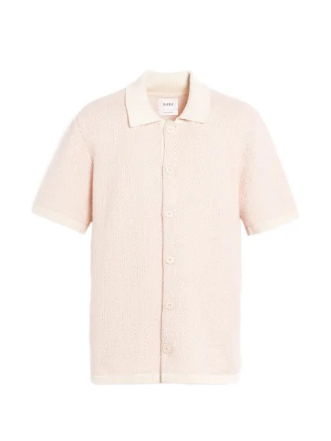 Barrie lightweight cashmere wool polo shirt Pink C330359