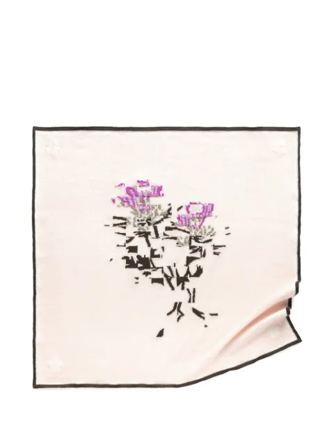 Barrie thistle motif scarf Pink C328882