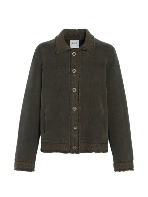 Barrie suede-effect denim jacket Brown C323269