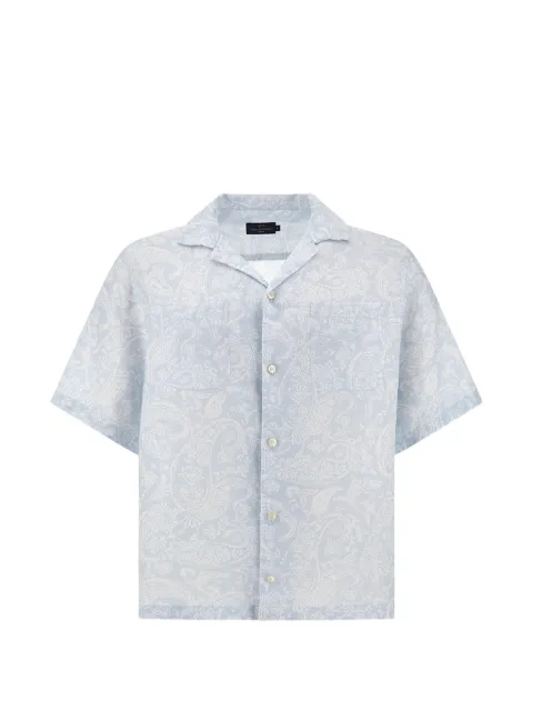 Paul & Shark paisley shirt Blue 26413177F19