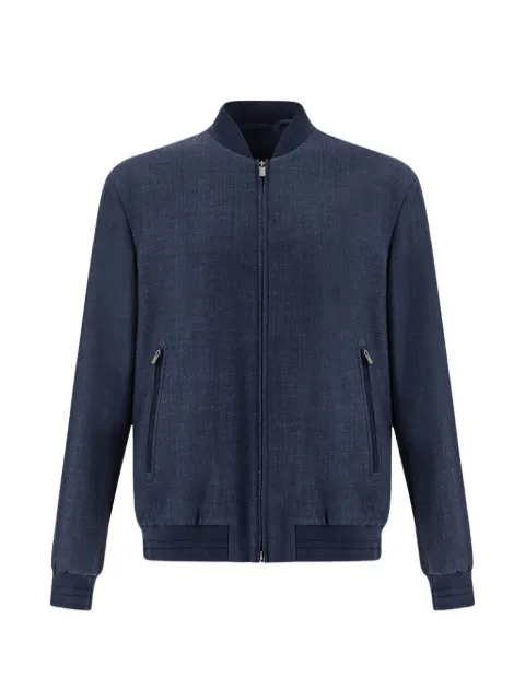 Paul & Shark x Loro Piana Jersely® bomber jacket Blue 26412200050