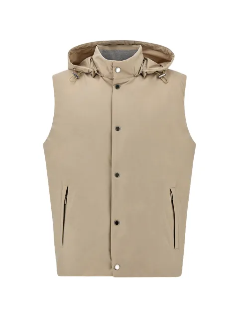 Paul & Shark hooded ultralight vest Neutrals 26412320029