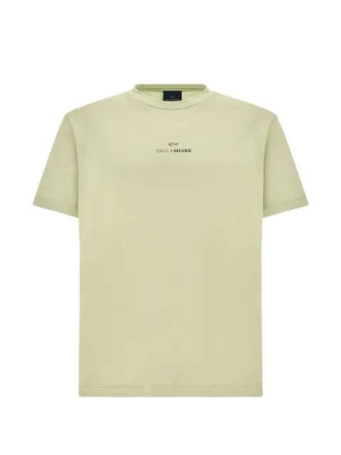 Paul & Shark logo-print cotton jersey T-shirt Green 26411040574