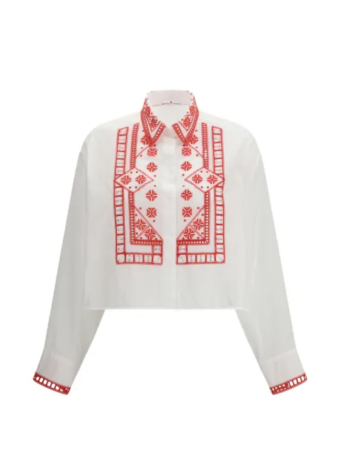 Ermanno Scervino Manjaro embroidered shirt White D482K322RGWJ