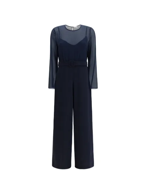P.A.R.O.S.H. belted jumpsuit Blue D790186PL012
