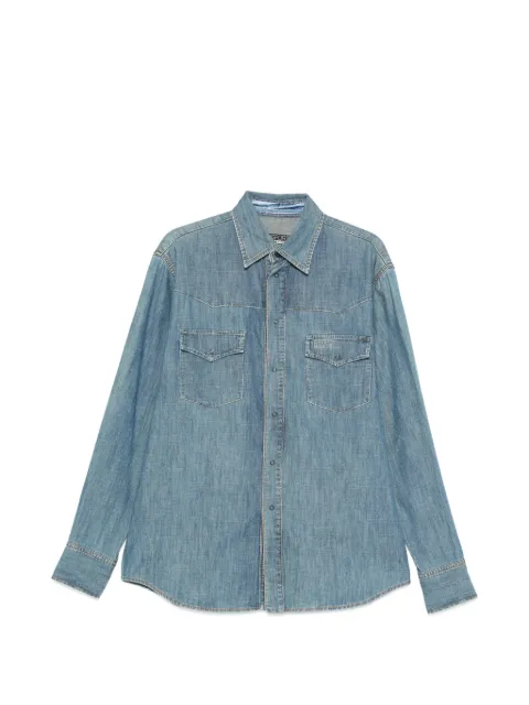 Missoni Pre-Owned 1990s pocket shirt Blue MI250AHP