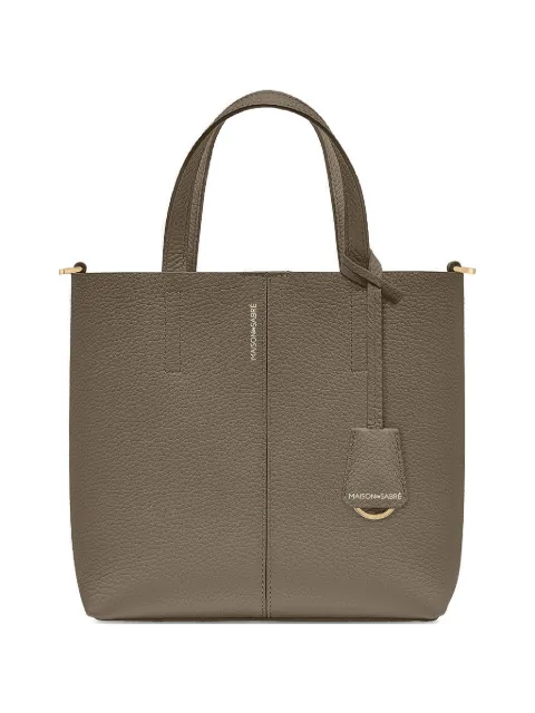 MAISON de SABRÉ small leather Soft tote bag Green SOMI