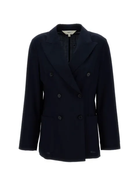 Barena double-breasted patch-pocket blazer Blue GID55110478170