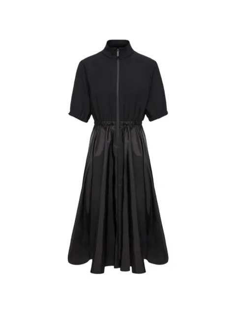Moncler logo patch midi dress Black L10932G00004595VW