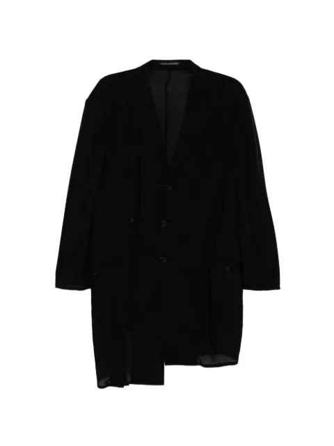 Yohji Yamamoto chest pouch pocket jacket Black HPJ30233