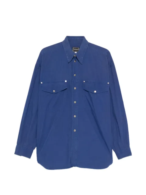 Versace Pre-Owned 1990s button shirt Blue VE280AHO