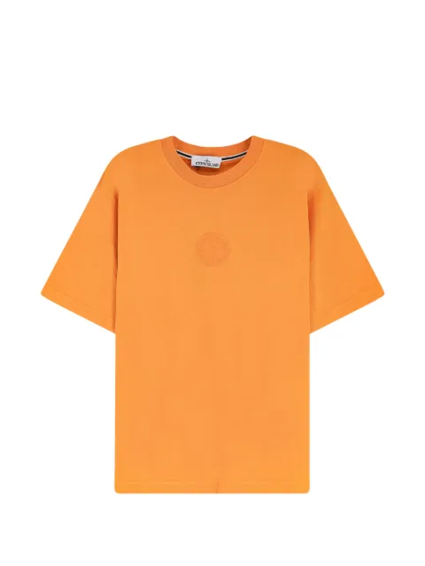 Stone Island 2100001 organic cotton jersey T-shirt Orange L1S152100001S0E14