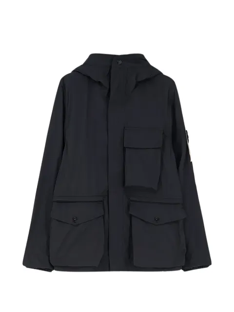 Stone Island 4100032 micro twill parka Blue L1S154100032S0026