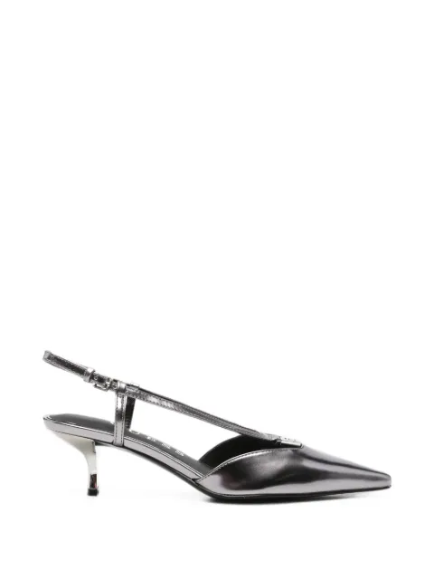 GUESS USA pointed-toe slingback pumps Silver FLFDESLEL08