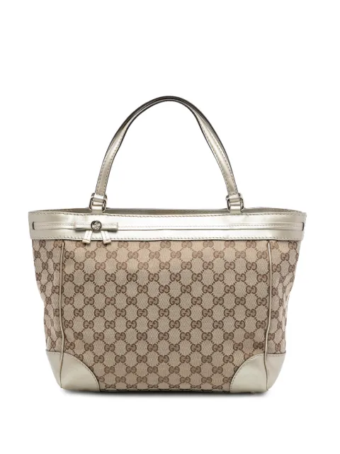 Gucci Pre-Owned 2016-2025 GG Canvas Mayfair tote bag Brown ERHPYJ0SHF09DUHD