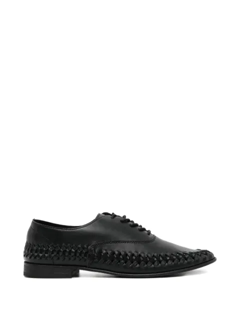 Yohji Yamamoto lace-up oxford shoes Black HPE04762