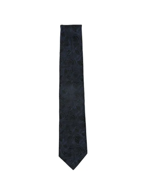 Emporio Armani patterned tie Blue EM001344TE19716