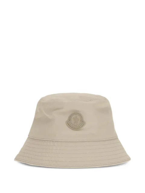 Moncler logo-patch bucket hat Black L10913B0001254ARP